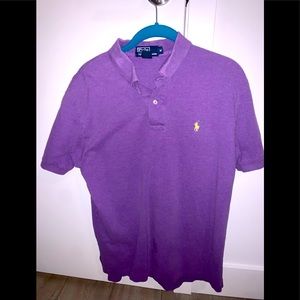 Polo Ralph Lauren Men’s Medium Purple Polo - Lightly Worn Great Shape